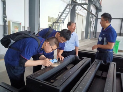 山東納諾新材料成功舉辦礦物鑄件技術交流會 -- 濟南二機床技術團隊到訪 技術交流